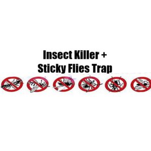 Various Insect Killer + Sticky Flies Trap