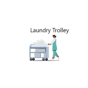Various Laundry Trolley + Storage Container